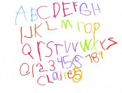 child-handwriting