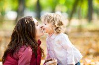 mop-woman-child-autumn