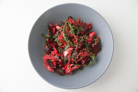 beet-lentil-salad