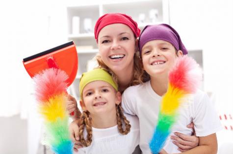Spring clean your home to help reduce dust and allergens