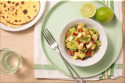 Banana guacamole for adults