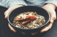 1509 macadamia quinoa porridge with baked rhubarb (2)