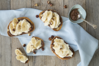 Banana ricotta and hazelnut bruschetta - cover - motherpedia