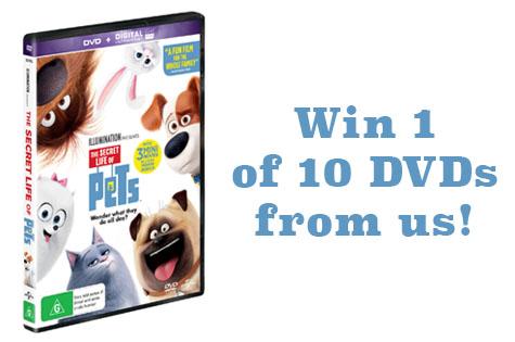 The secret life of pets dvd giveaway cover