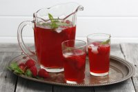 Raspberry iced tea cover
