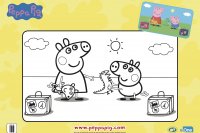 Peppa holiday colouring sept