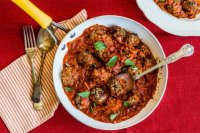 Beef and rice meatballs cover