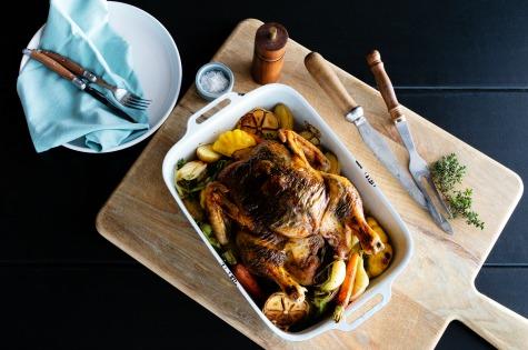 Weekend-recipe-miguels-black-skin-roasted-mushroom-chicken